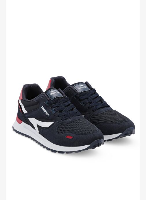 Slazenger OPTIMAX I Erkek Lacivert / Kırmızı Günlük Spor Ayakkabısı - Görsel 3