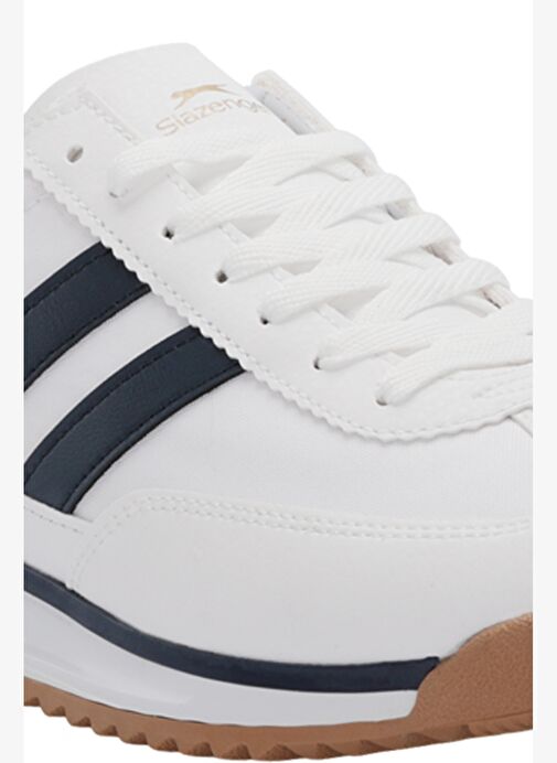 Slazenger OLEKS Erkek Günlük Ayakkabı Beyaz / Lacivert - Görsel 4