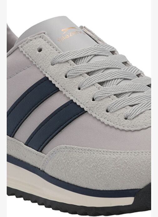 Slazenger OLEKS Erkek Günlük Ayakkabı Gri / Lacivert - Görsel 3