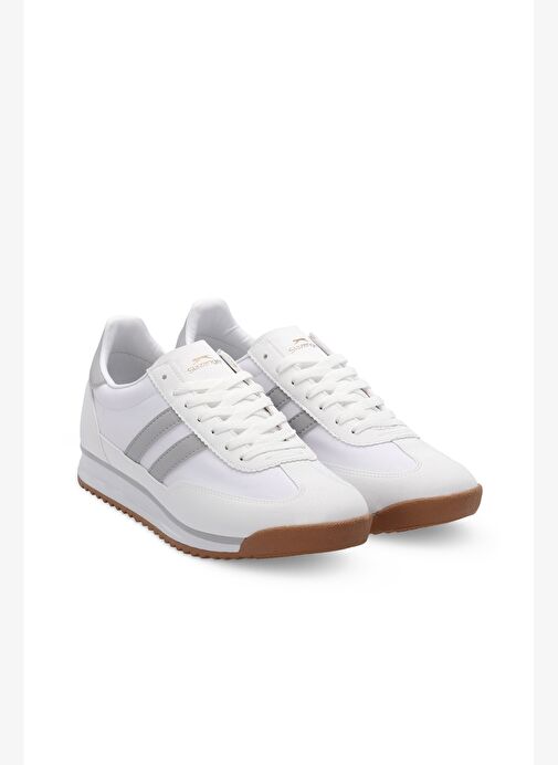 Slazenger OLEKS Kadın Günlük Ayakkabı Beyaz / Gri - Görsel 2