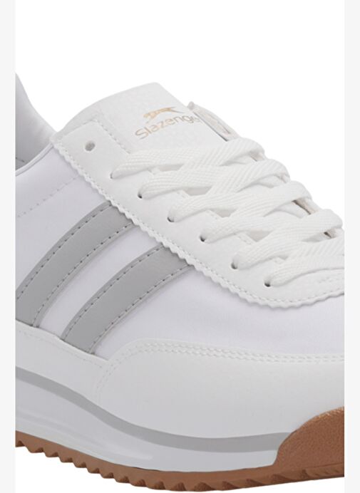 Slazenger OLEKS Kadın Günlük Ayakkabı Beyaz / Gri - Görsel 3
