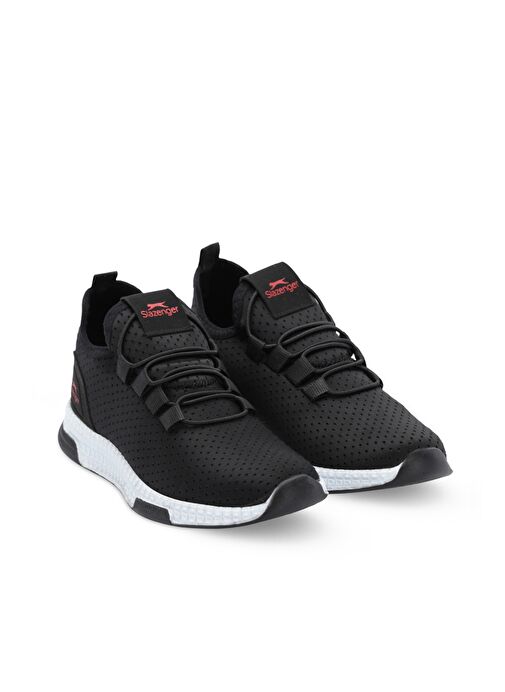 Slazenger ABENA NOK. P Çocuk Günlük Siyah / Kırmızı - Görsel 3