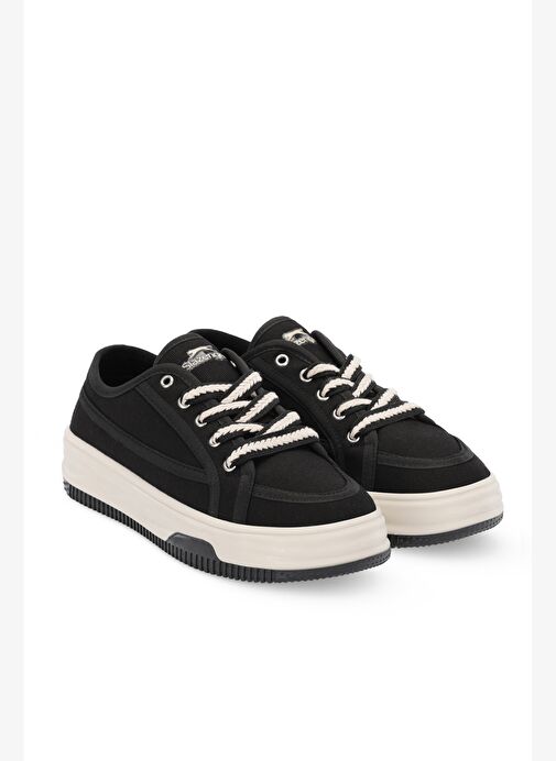 Slazenger PEPPY I Kadın Siyah Günlük Spor Ayakkabısı - Görsel 3