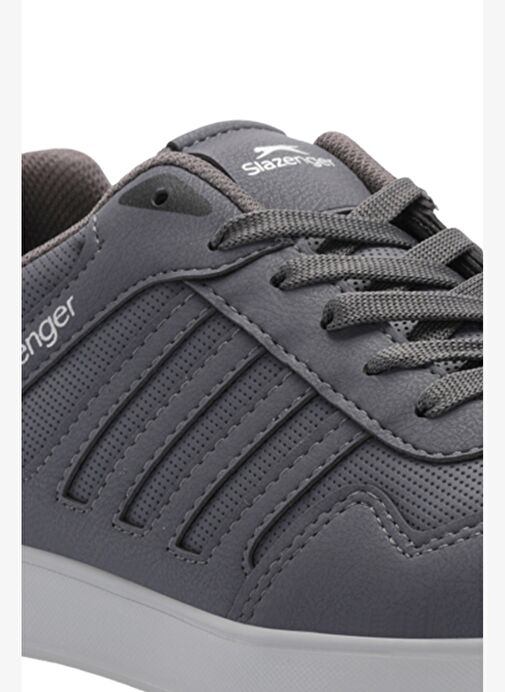 Slazenger ELECTRO Erkek Koyu Gri Günlük Spor Ayakkabısı - Görsel 5