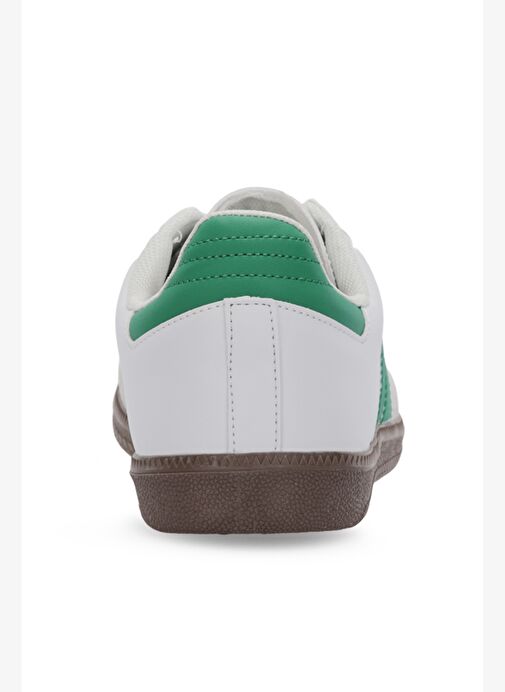 Slazenger ITALY I Kadın Günlük Ayakkabı Beyaz / Yeşil - Görsel 5