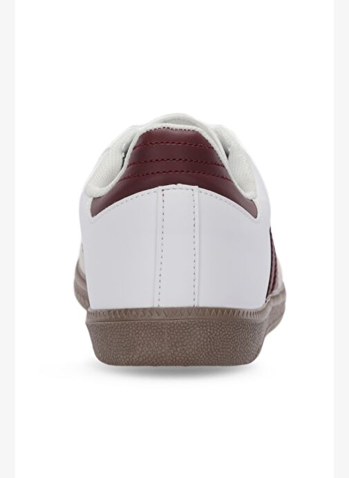 Slazenger ITALY I Kadın Beyaz / Bordo Günlük Spor Ayakkabısı - Görsel 7