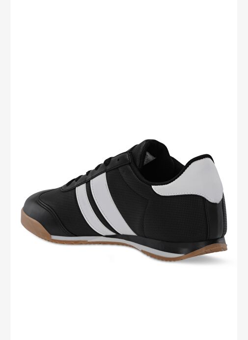 Slazenger OLEG I Erkek Siyah / Beyaz Günlük Spor Ayakkabısı - Görsel 4