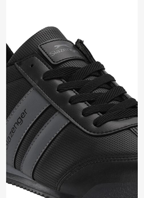 Slazenger OLEG I Erkek Siyah / Siyah Günlük Spor Ayakkabısı - Görsel 5