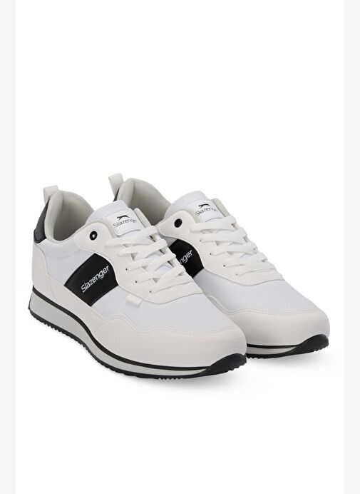 Slazenger OFFENSE Erkek Beyaz / Siyah Günlük Spor Ayakkabısı - Görsel 3