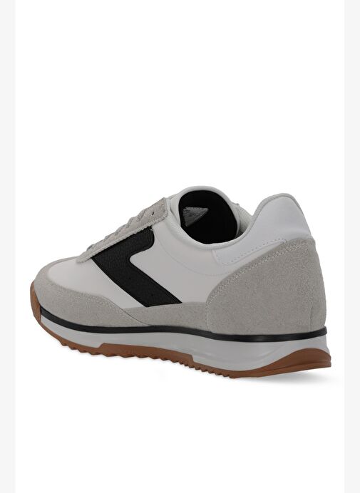 Slazenger OASIS I Erkek Gri / Beyaz Günlük Spor Ayakkabısı - Görsel 4