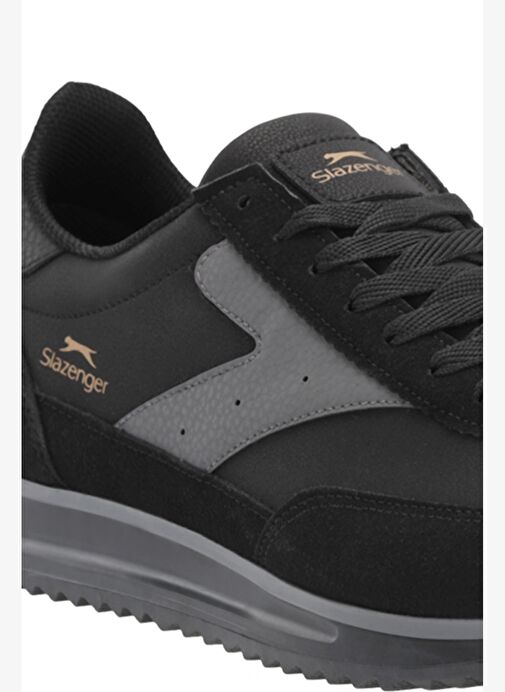 Slazenger OASIS I Erkek Siyah / Koyu Gri Günlük Spor Ayakkabısı - Görsel 5