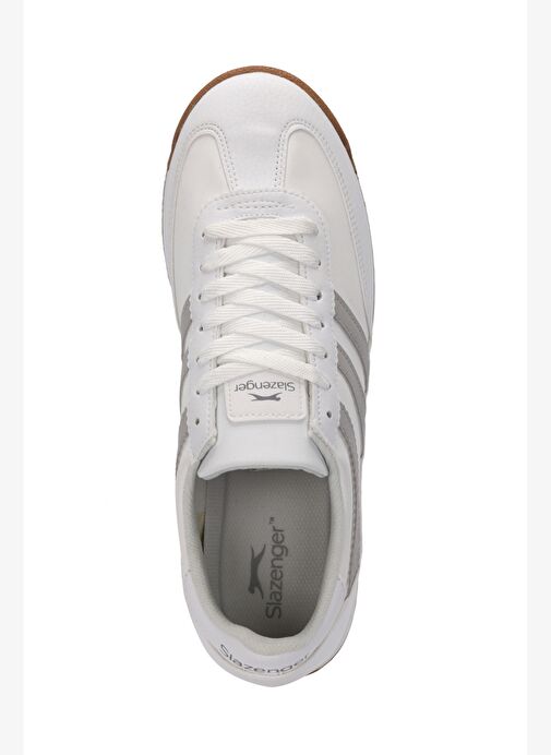 Slazenger OXYGEN I Erkek Beyaz / Gri Günlük Spor Ayakkabısı - Görsel 6