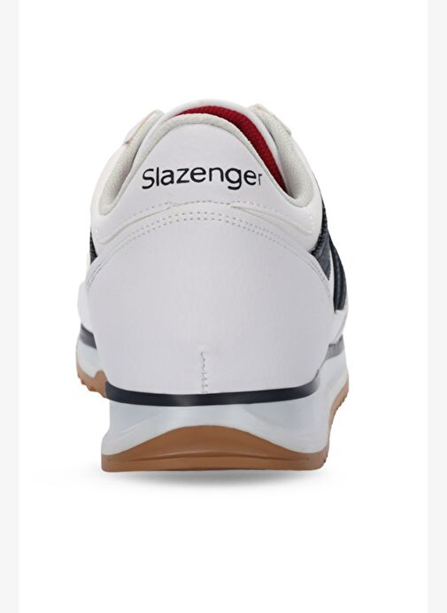 Slazenger OXYGEN I Erkek Beyaz / Lacivert Günlük Spor Ayakkabısı - Görsel 4
