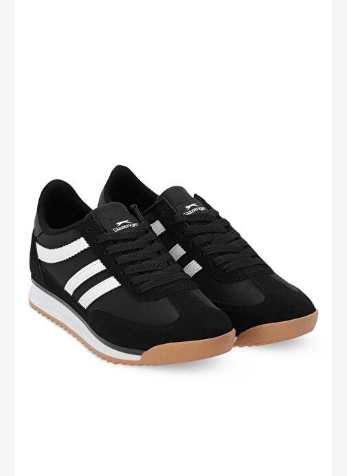 Slazenger OXYGEN I Erkek Siyah / Beyaz Günlük Spor Ayakkabısı - Görsel 2