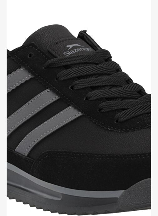 Slazenger OXYGEN I Erkek Siyah / Koyu Gri Günlük Spor Ayakkabısı - Görsel 5