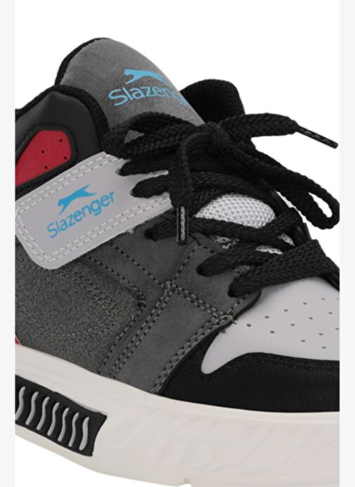 Slazenger NESS Siyah / Gri Günlük Spor Ayakkabısı - Görsel 4