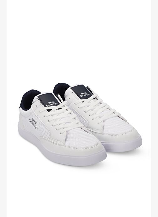 Slazenger FIDEL INT Unisex Beyaz / Lacivert Günlük Spor Ayakkabısı - Görsel 3
