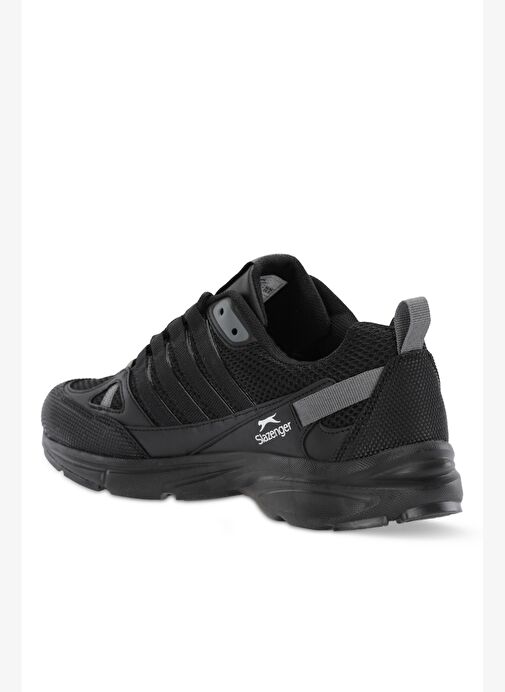 Slazenger JAZZY I Erkek Siyah / Gri Koşu & Yürüyüş Spor Ayakkabısı - Görsel 4