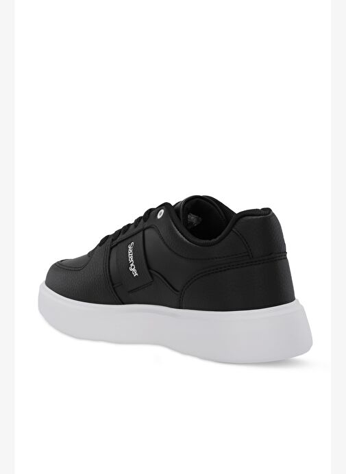 Slazenger PILLOW I Erkek Siyah / Beyaz Günlük Spor Ayakkabısı - Görsel 4