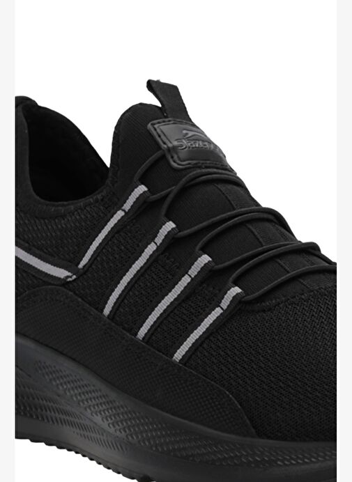 Slazenger PURSUIT I Erkek Siyah / Koyu Gri Koşu & Yürüyüş Spor Ayakkabısı - Görsel 5