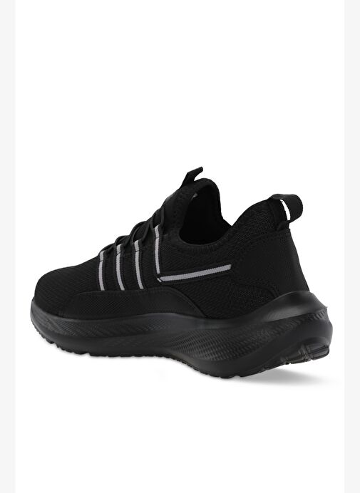 Slazenger PURSUIT I Erkek Siyah / Koyu Gri Koşu & Yürüyüş Spor Ayakkabısı - Görsel 4