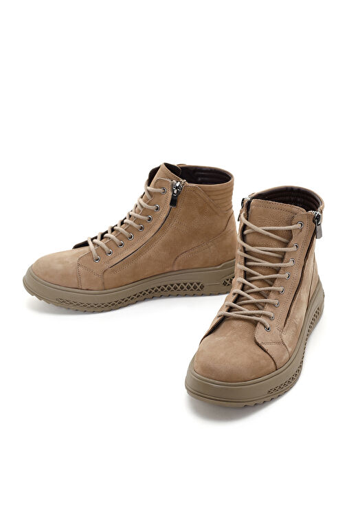 Derimod Derimod Erkek Bej Nubuk Deri Fermuarlı Casual Bot 23WFD6711V3 | Boyner Bej - 7. görsel