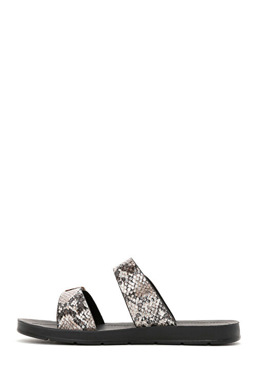 Kadın Siyah Çift Tokalı Terlik 24SFE460240 - Görsel 3