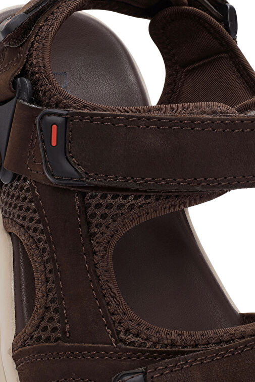 Derimod Kahverengi Erkek Nubuk - Kumaş Sandalet 24SFD6942V3 - Görsel 9