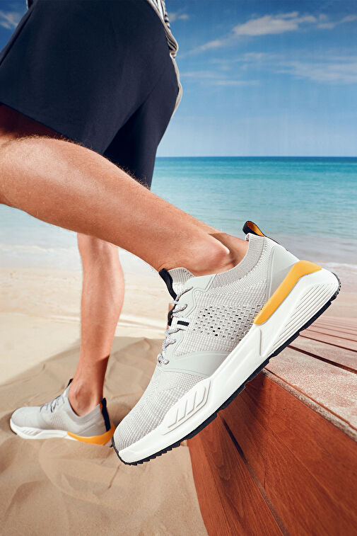 Derimod Derimod Gri Erkek Sneaker 24SFD69536F | Boyner Gri - 2. görsel