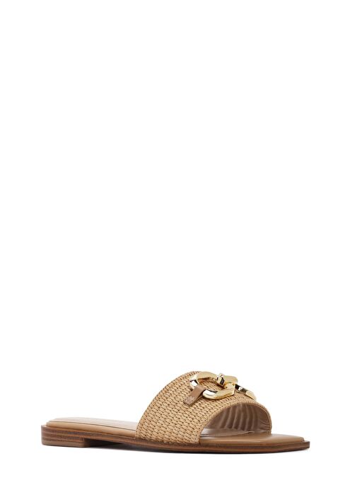 Kadın Bej Hasır Terlik 24SFE4801M7 - Görsel 7