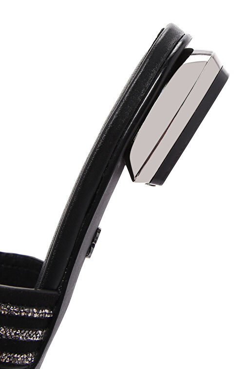 Derimod Derimod Kadın Siyah Taşlı Terlik 24SFD440314 Sandalet & Terlik | Boyner Siyah - 8. görsel