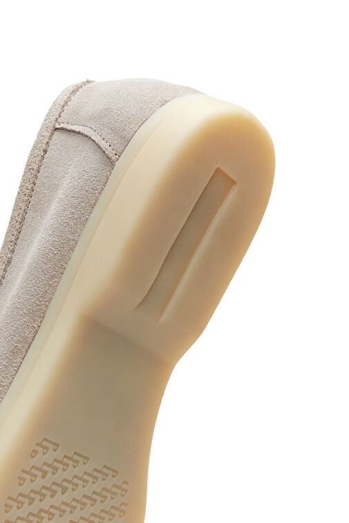Derimod Derimod Kadın Bej Süet Deri Maskülen Loafer 24SFD130210 | Boyner Bej - 9. görsel