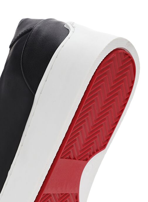 Derimod Derimod Erkek Siyah Bağcıklı Deri Sneaker 24SFD643318 Boyner'de! Siyah - 9. görsel