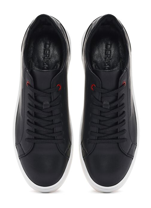 Derimod Derimod Erkek Siyah Bağcıklı Deri Sneaker 24SFD643318 Boyner'de! Siyah - 8. görsel