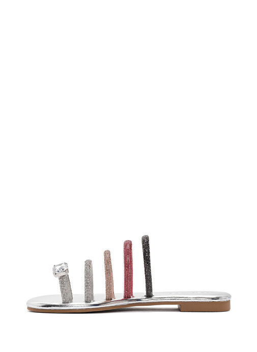 Derimod Derimod Kadın Çok Renkli Taşlı Parmak Arası Terlik 24SFE4513TS Sandalet & Terlik | Boyner Renkli - 3. görsel