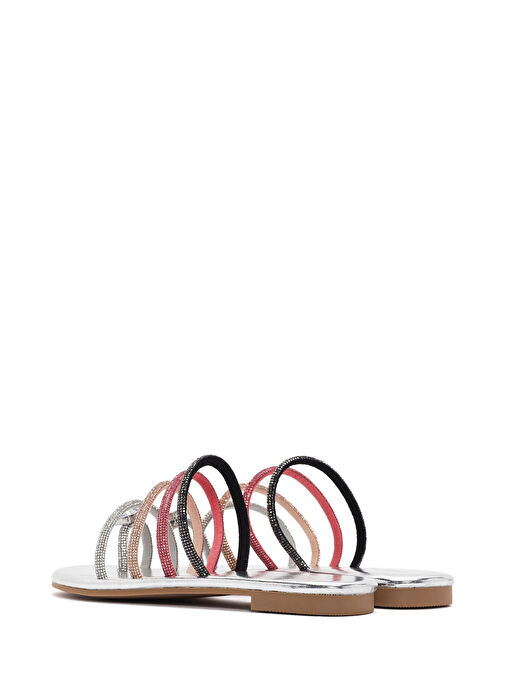 Derimod Derimod Kadın Çok Renkli Taşlı Parmak Arası Terlik 24SFE4513TS Sandalet & Terlik | Boyner Renkli - 5. görsel