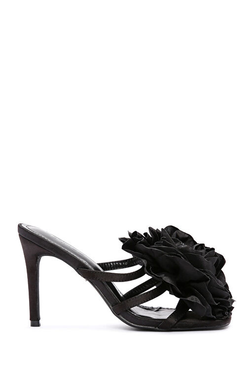 Derimod Derimod Siyah Pembe Kadın Topuklu Terlik 24SFE451414 Sandalet & Terlik | Boyner Siyah - 2. görsel