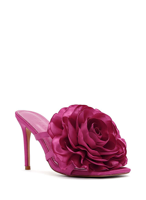 Derimod Derimod Kadın Pembe Aksesuar Detaylı İnce Topuklu Terlik 24SFE451414 Sandalet & Terlik | Boyner Pembe - 8. görsel