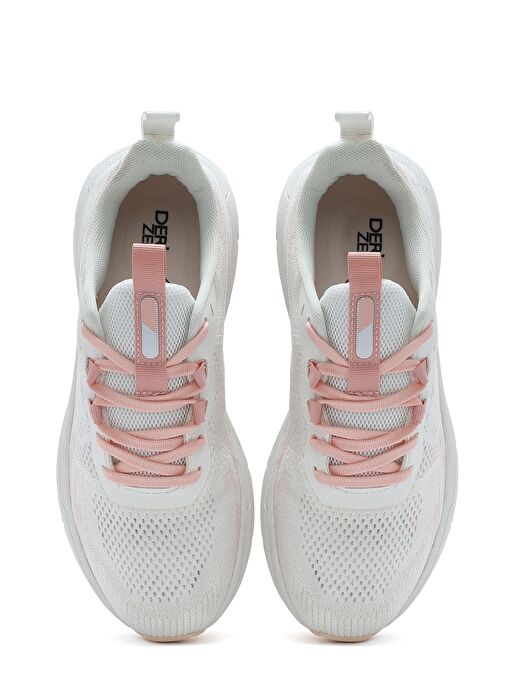 Derimod Zero Kadın Pembe Bağcıklı Kalın Tabanlı Spor Sneaker 24SFD49596F - Görsel 8