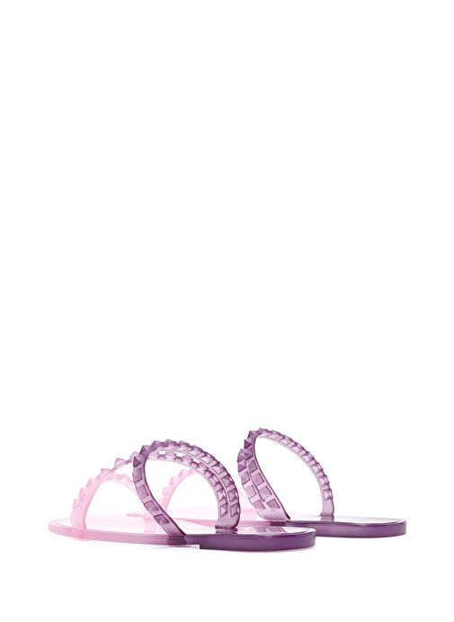 Derimod Derimod Kadın Mor Şeffaf Jelly Terlik 24SFE4922PV Sandalet & Terlik | Boyner Mor - 6. görsel
