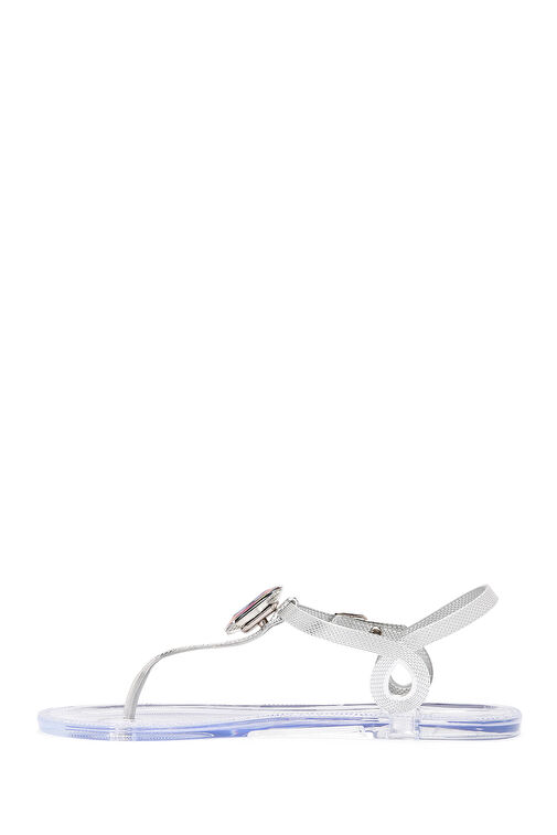 Derimod Derimod Kadın Şeffaf Jelly Parmak Arası Sandalet 24SFE4931PV Sandalet & Terlik | Boyner Şeffaf - 4. görsel