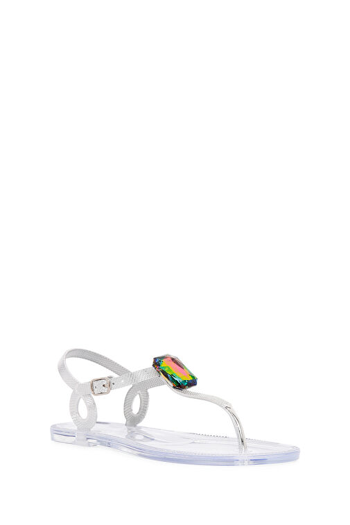 Derimod Derimod Kadın Şeffaf Jelly Parmak Arası Sandalet 24SFE4931PV Sandalet & Terlik | Boyner Şeffaf - 8. görsel