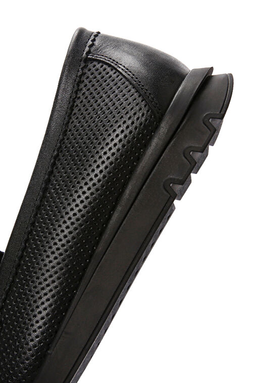 Derimod Derimod Kadın Siyah Toka Detaylı Deri Comfort Loafer 24SFD152518 | Boyner Siyah - 8. görsel