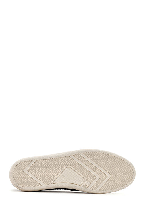 Erkek Siyah Örgü Deri Casual Loafer 24SFD615029 - Görsel 5