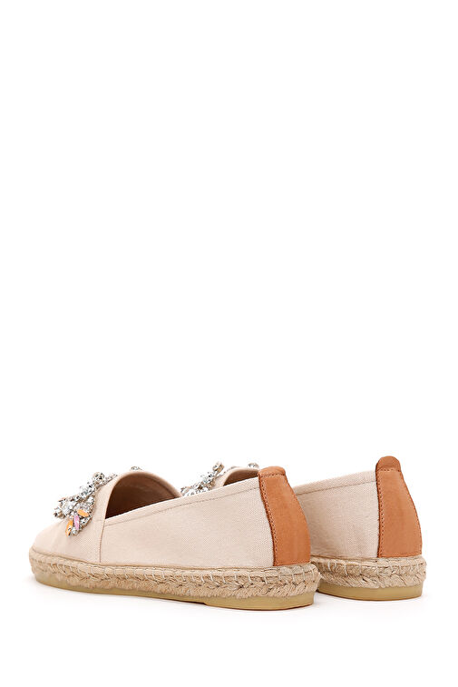 Derimod Derimod Kadın Bej Taşlı Espadril 24SFD20576F Boyner'de! Bej - 6. görsel