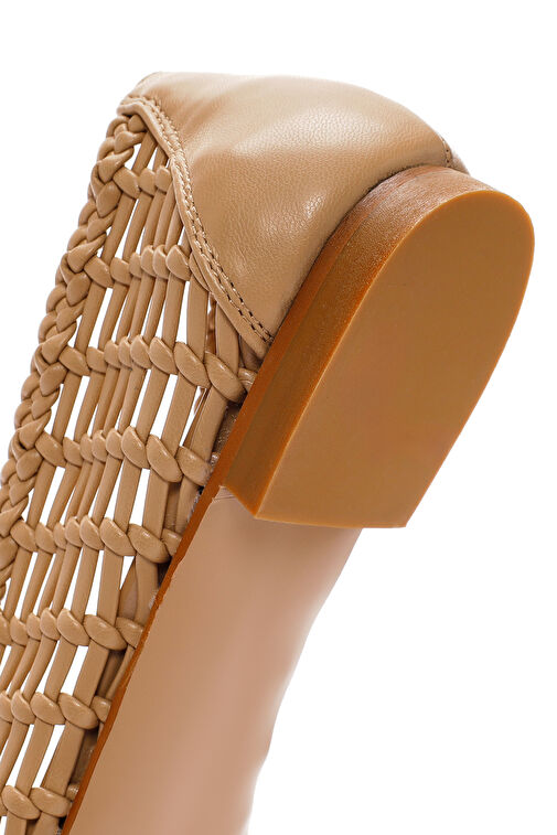 Derimod Derimod Kadın Vizon Örgü Babet 24SFE401829 | Boyner Vizon - 9. görsel