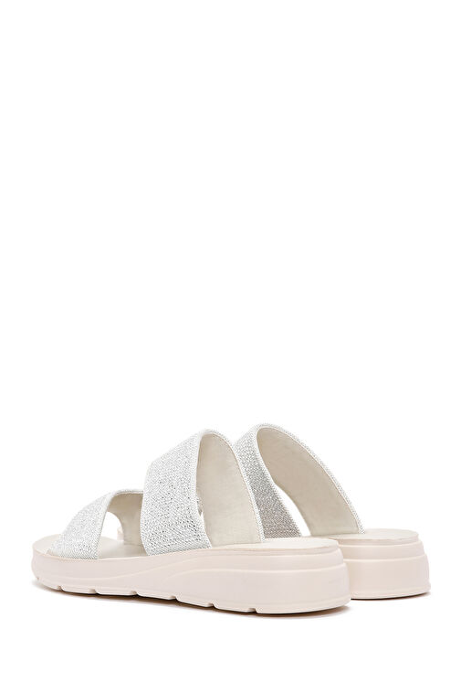 Kadın Gümüş Taşlı Comfort Terlik 24SFE464214 - Görsel 6