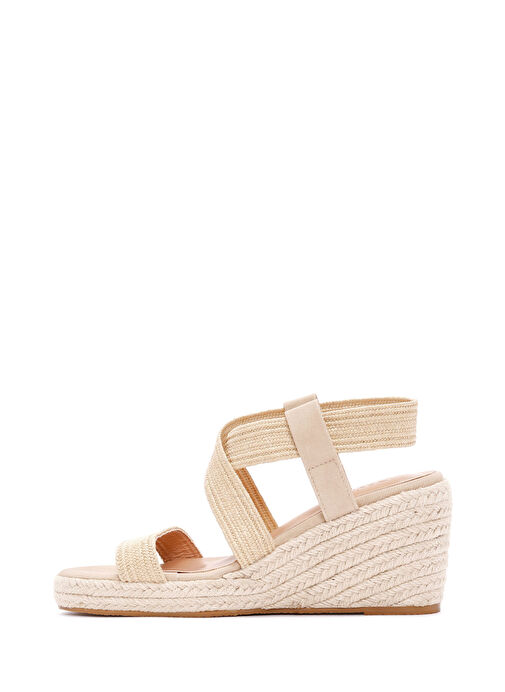 Derimod Derimod Bej Kadın Espadril 24SFE4672M7 Casual Ayakkabı | Boyner Bej - 4. görsel