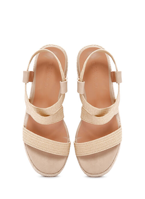Derimod Derimod Bej Kadın Espadril 24SFE4672M7 Casual Ayakkabı | Boyner Bej - 8. görsel