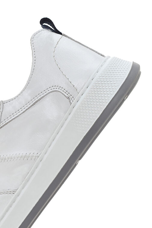 Derimod Derimod Erkek Beyaz Bağcıklı Deri Sneaker 24SFD616018 Boyner'de! Beyaz - 8. görsel